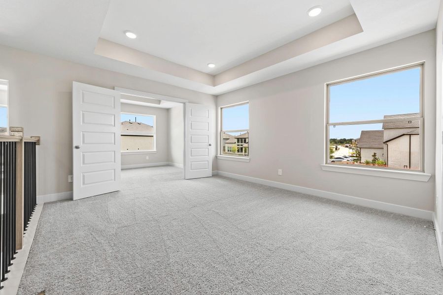 Spacious, unfurnished interior of a new home in Bridgeland, Cypress (Image 12).