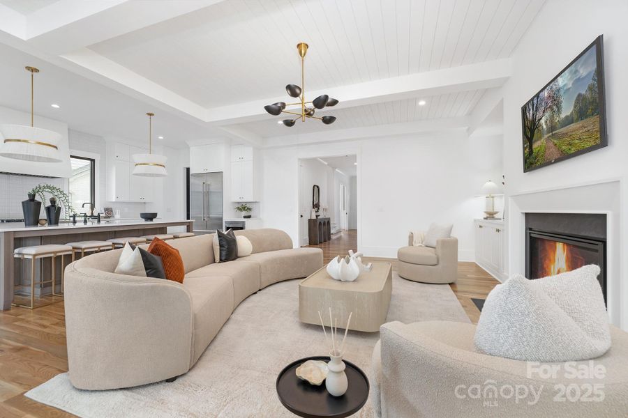 Furnished interior view inside a new home in , Charlotte (Image 8).