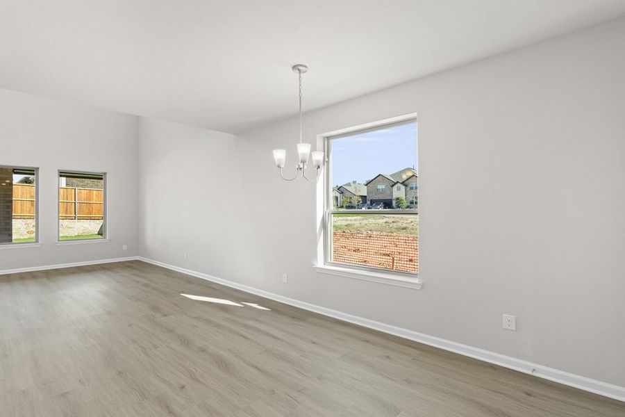 Representative unfurnished interior of a home built from the Cedar Sorella 40s by Brohn Homes in Sorella, Tomball (Image 16).