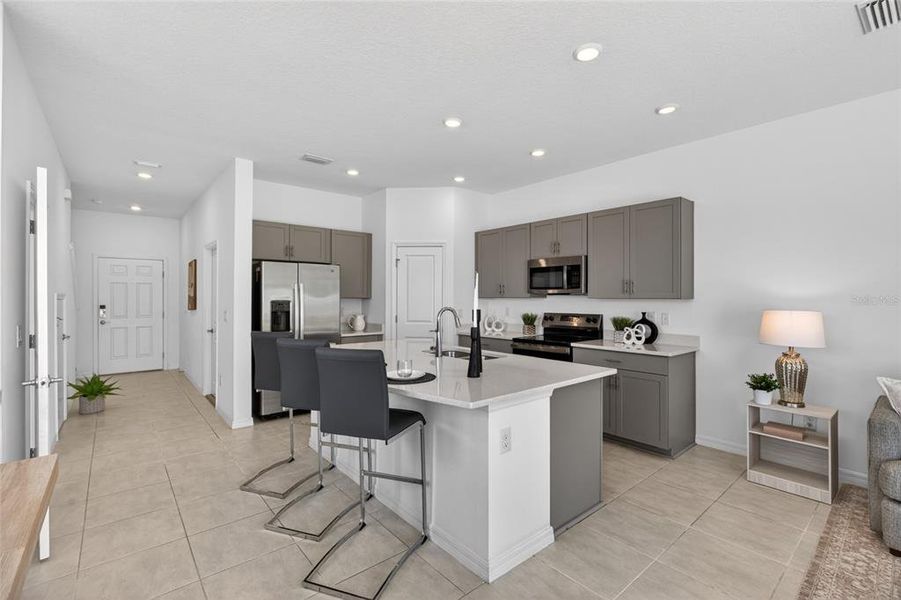 Furnished interior view inside a new home in , Wesley Chapel (Image 36).
