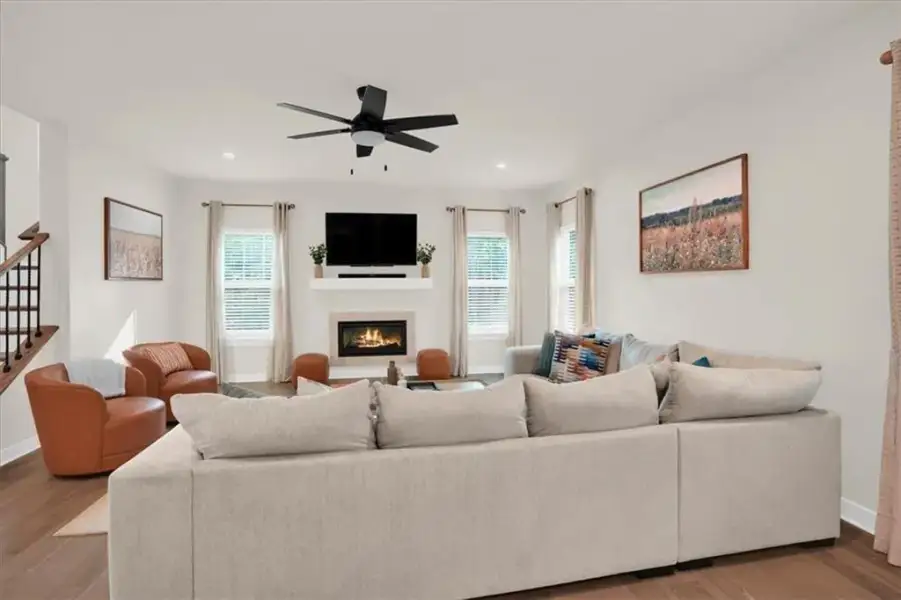 Furnished interior view inside a new home in , Fayetteville (Image 50). Furnished interior view inside a new home in , Fayetteville (Image 50).