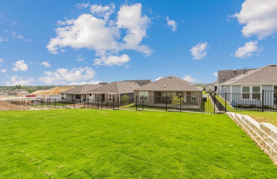 Exterior details and patio area of a home in Sun City Texas, Georgetown (Image 3).