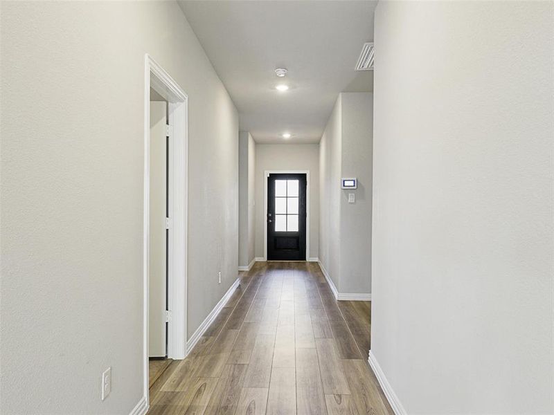 Entryway featuring light hardwood / wood-style floors