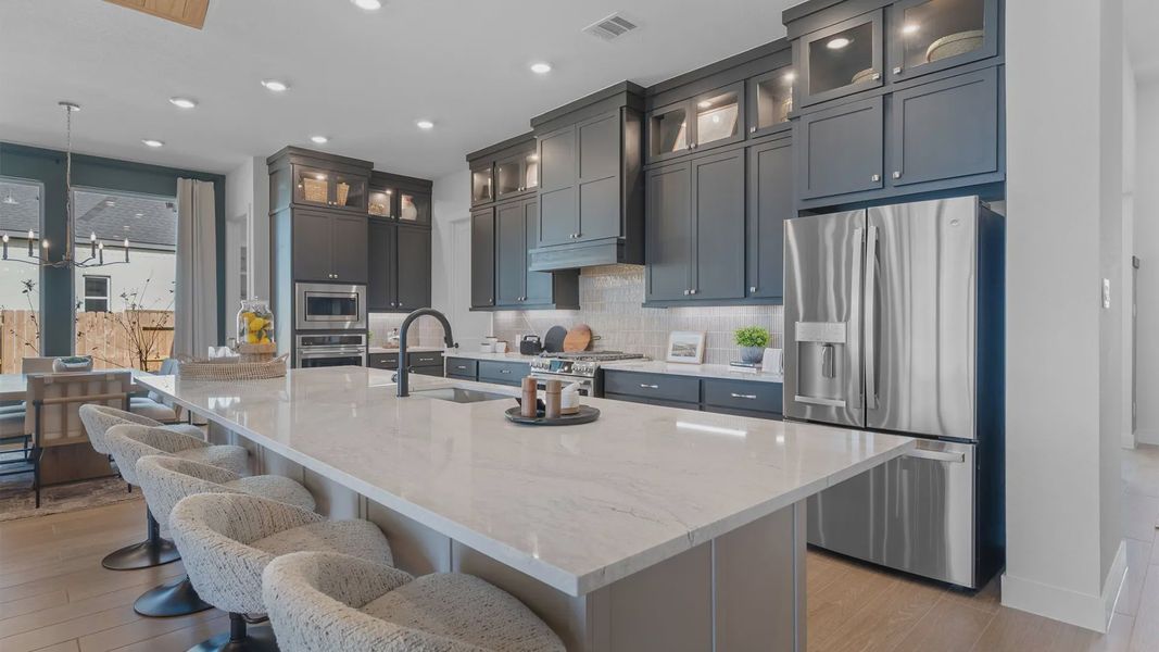 Representative furnished interior of a home built from the Brentwood by Chesmar Homes in Wildrye 60', Waller (Image 12). Representative furnished interior of a home built from the Brentwood by Chesmar Homes in Wildrye 60', Waller (Image 12).