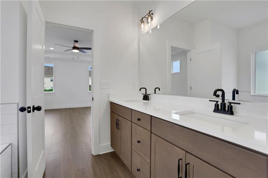 Furnished interior view inside a new home in Twin Lakes, Hoschton (Image 19).