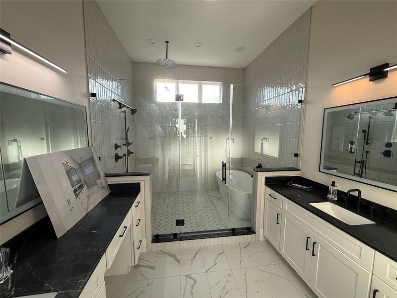 Furnished interior view inside a new home in , Houston (Image 29).