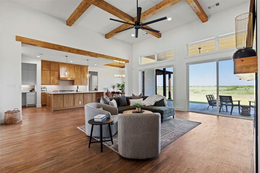 Furnished interior view inside a new home in , Maypearl (Image 11).