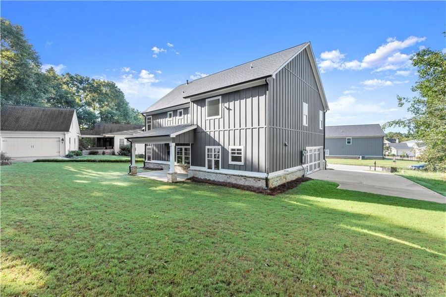Exterior details and patio area of a home in , Covington (Image 26).