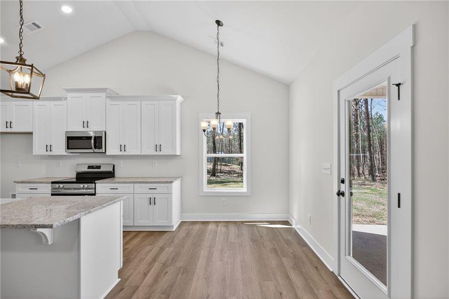 Furnished interior view inside a new home in , Silver Creek (Image 13).