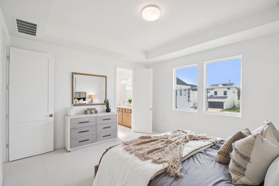 Furnished interior view inside a new home in Novel, Austin (Image 35).