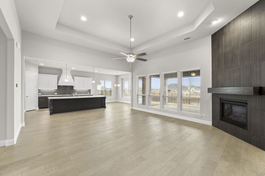 Representative unfurnished interior of a home built from the Carlow by Windsor Homes in Ridge Pointe Estates, McLendon-Chisholm (Image 21).