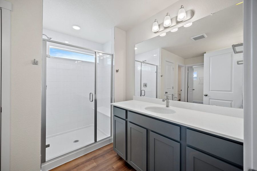 Furnished interior view inside a new home in Aspen Ranch, Fountain (Image 12).