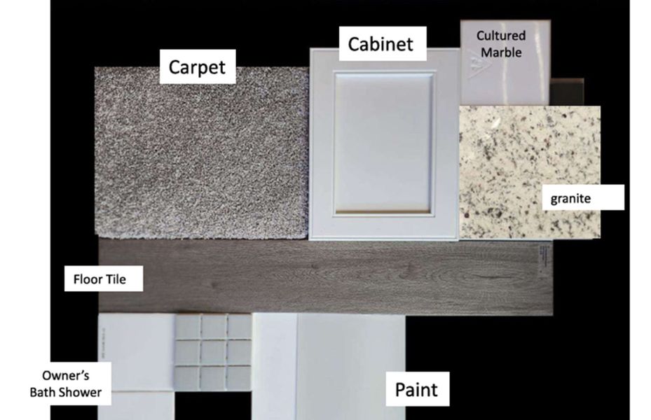 Sample of building materials used in homes in Visara, Surprise (Image 29).