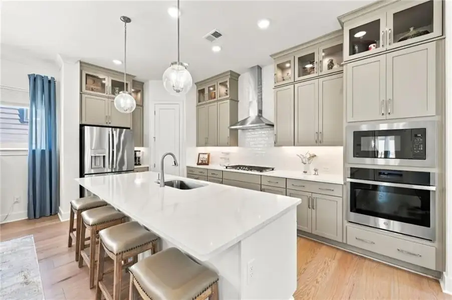 Furnished interior view inside a new home in The Retreat at Sterling on the Lake 48', Flowery Branch (Image 41).