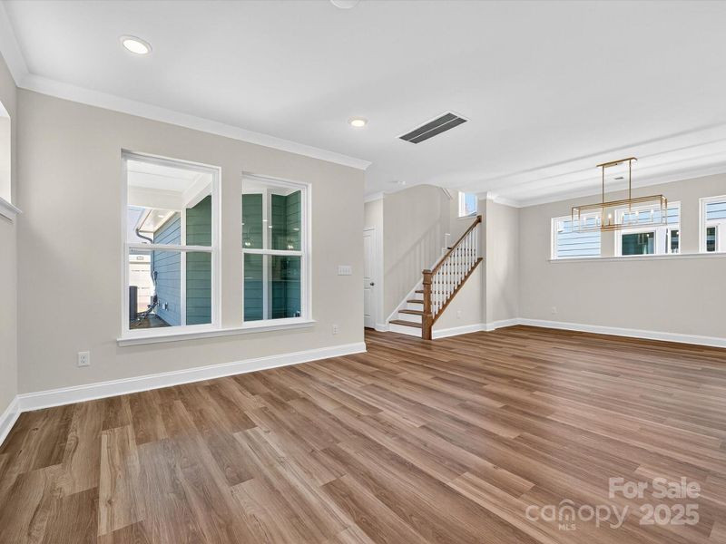 Spacious, unfurnished interior of a new home in Whitley Preserve – Park Collection, Mint Hill (Image 23).