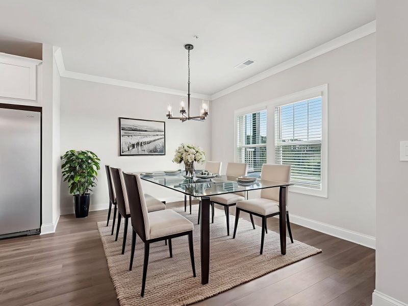 Furnished interior view inside a new home in Martin Springs - Highland Series, Lawrenceville (Image 4).