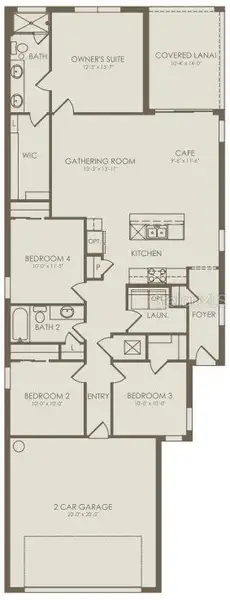 2D floor plan layout of this home in Hartford Terrace, Davenport, FL (Image 4). 2D floor plan layout of this home in Hartford Terrace, Davenport, FL (Image 4).