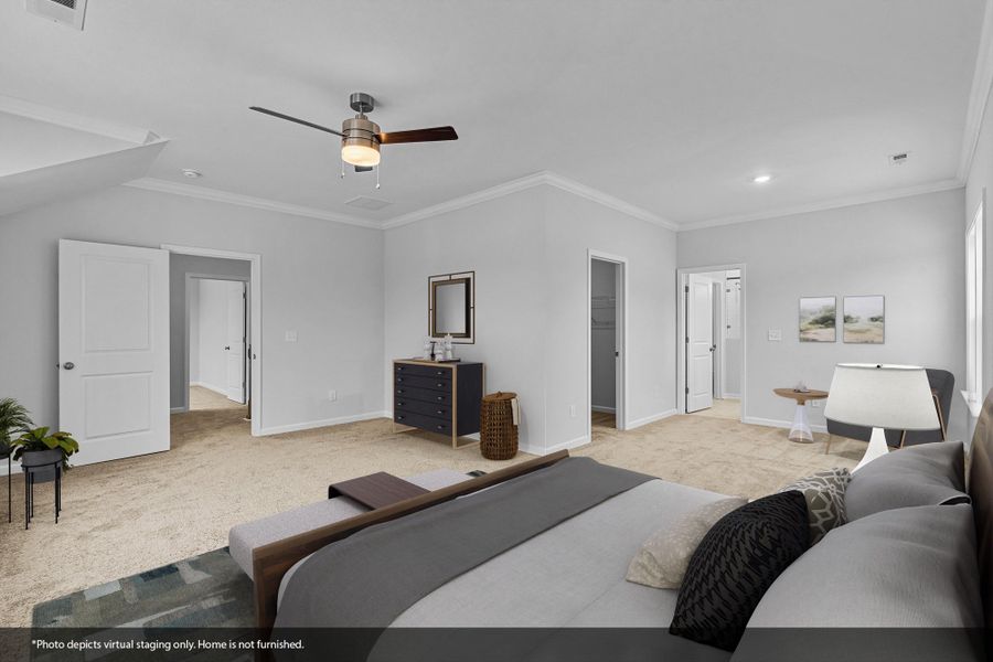 Furnished interior view inside a new home in Lilah Grove, Summerfield (Image 11).