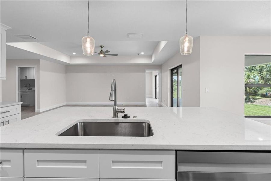 Close-up of interior finishes inside a home in , Englewood (Image 13). Close-up of interior finishes inside a home in , Englewood (Image 13).