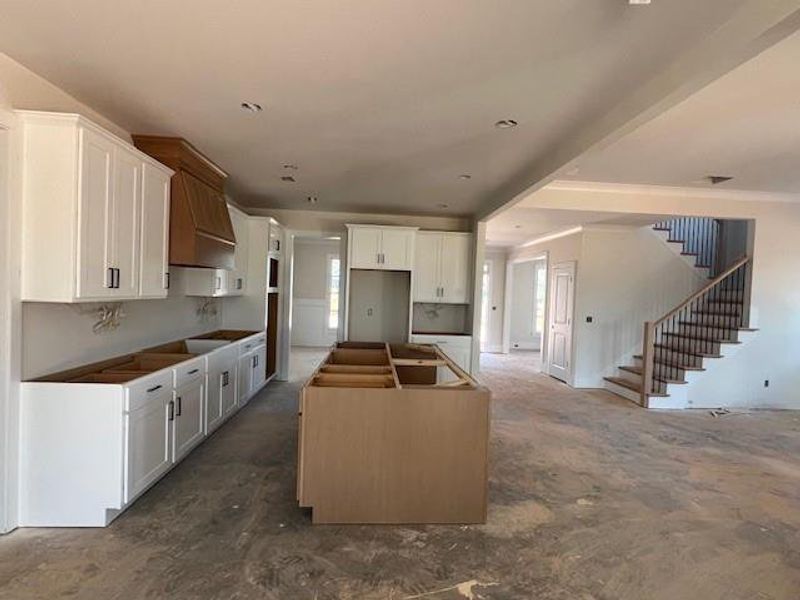 In-progress construction of a new home in , Buford, GA (Image 8).