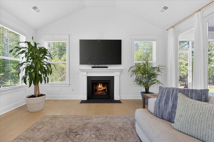 Furnished interior view inside a new home in Tidewater at Lakes of Cane Bay, Summerville (Image 13).