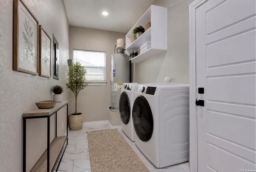 Furnished interior view inside a new home in , Kirby (Image 28).