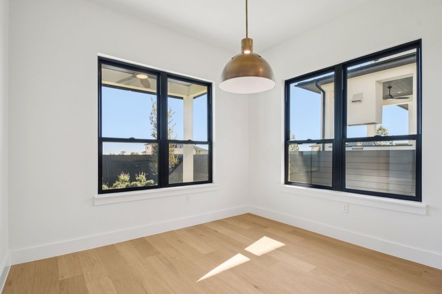 Spacious, unfurnished interior of a new home in Milky Way at River Place, Austin (Image 28).
