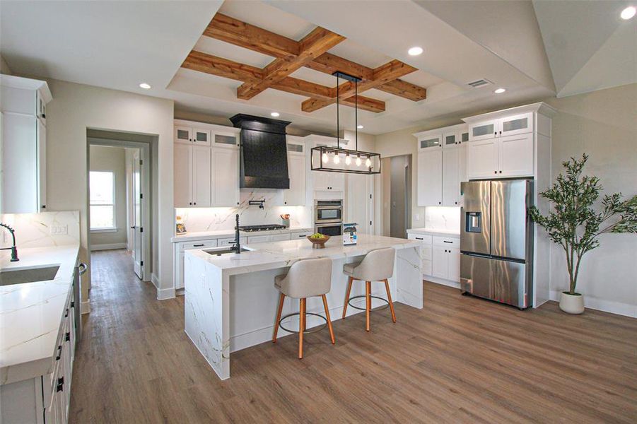 Furnished interior view inside a new home in , Waxahachie (Image 9).