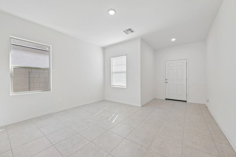 Representative unfurnished interior of a home built from the Supernova by Starlight Homes in Agave Trails, Buckeye (Image 11).