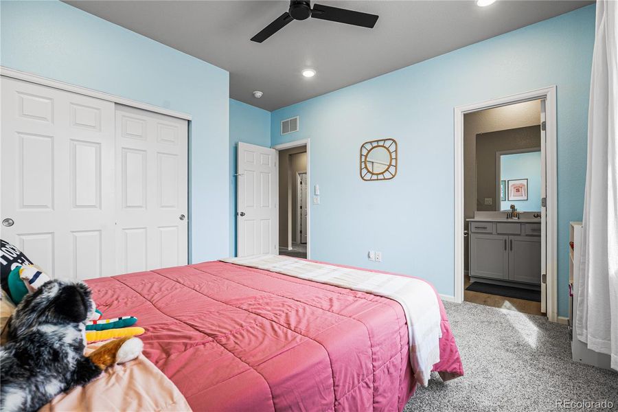 Furnished interior view inside a new home in Poudre Heights: The Alpine Collection, Windsor (Image 36).