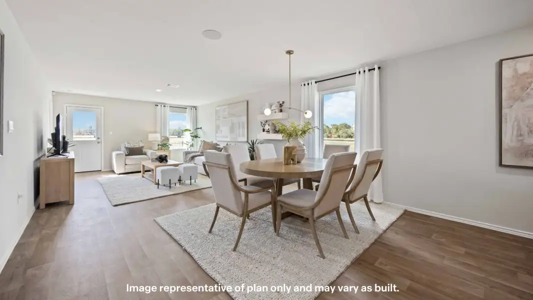 Representative furnished interior of a home built from the The Elk by D.R. Horton in Pari Estates, Lubbock (Image 9). Representative furnished interior of a home built from the The Elk by D.R. Horton in Pari Estates, Lubbock (Image 9).