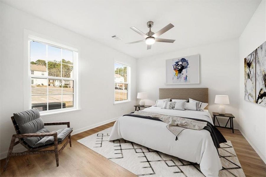 Furnished interior view inside a new home in , Union City (Image 12).