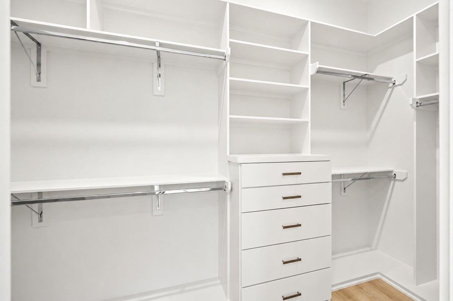 Second closet for the primary bedroom.