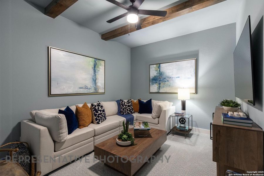 Furnished interior view inside a new home in Weston Oaks, San Antonio (Image 19). Furnished interior view inside a new home in Weston Oaks, San Antonio (Image 19).