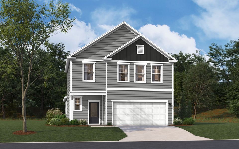 Representative exterior photo of a completed home built from the The Sadler by Stanley Martin Homes in Greenpoint, Harlem, GA (Image 19).