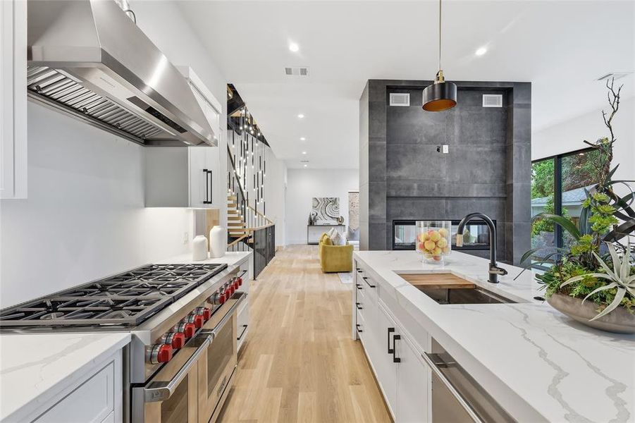 Furnished interior view inside a new home in , Dallas (Image 14).