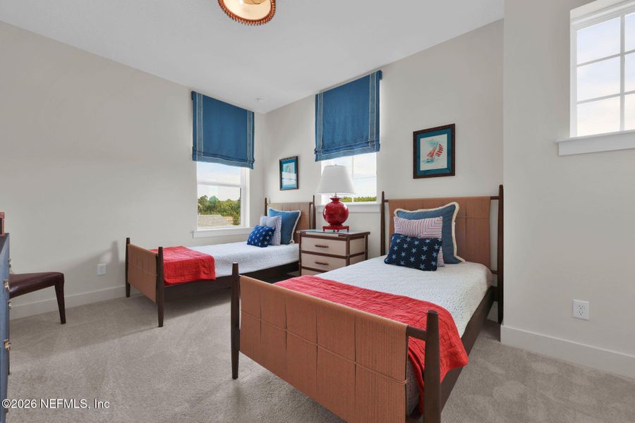 Furnished interior view inside a new home in Mariposa at EverRange 40' Series, Jacksonville (Image 48).