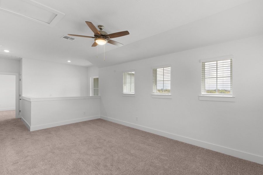 Spacious, unfurnished interior of a new home in Lariat, Liberty Hill (Image 53). Spacious, unfurnished interior of a new home in Lariat, Liberty Hill (Image 53).