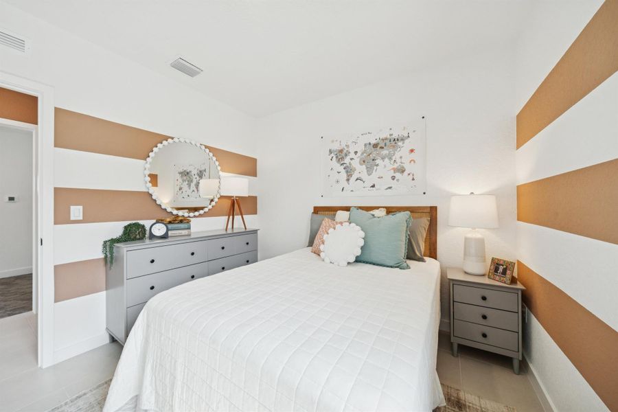 Furnished interior view inside a new home in , Fort Pierce (Image 10).