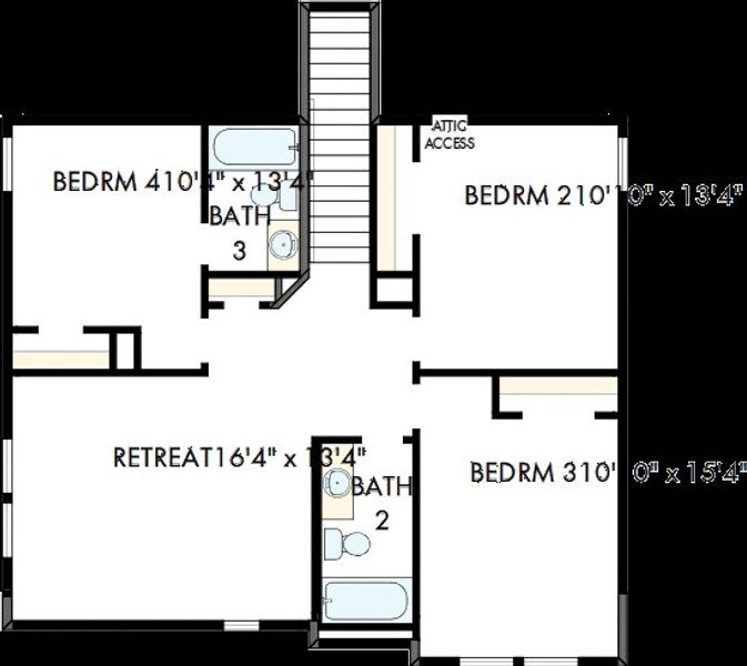2D floor plan layout of this home in Harvest Green - Reserve Collection, Richmond, TX (Image 3). 2D floor plan layout of this home in Harvest Green - Reserve Collection, Richmond, TX (Image 3).