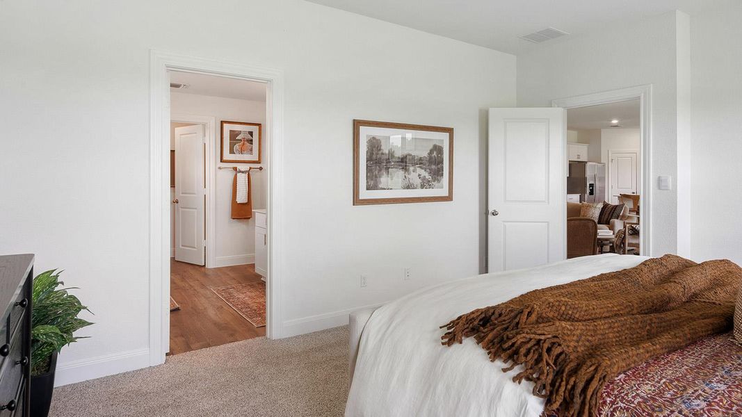 Furnished interior view inside a new home in Railhead, Cedar Creek (Image 24).