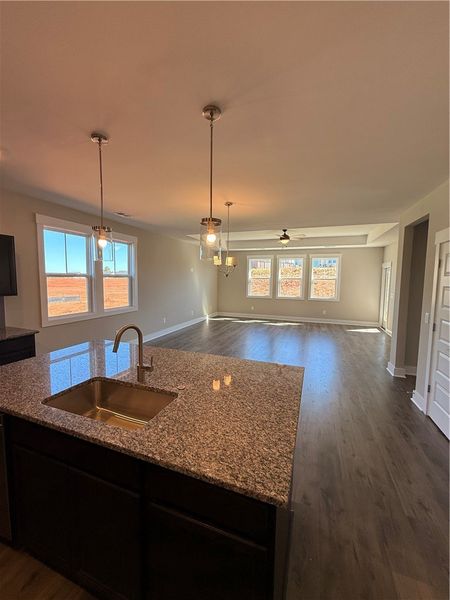 Furnished interior view inside a new home in The Meadows at Midway, Anderson (Image 5).