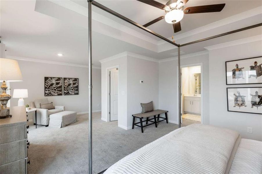 Furnished interior view inside a new home in , Conyers (Image 7).