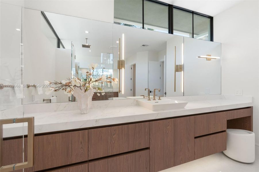 Furnished interior view inside a new home in , Lighthouse Point (Image 45).