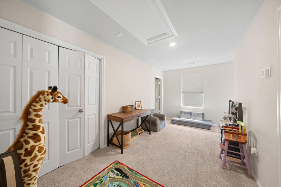 Furnished interior view inside a new home in Chapel Run, Montgomery (Image 21). Furnished interior view inside a new home in Chapel Run, Montgomery (Image 21).