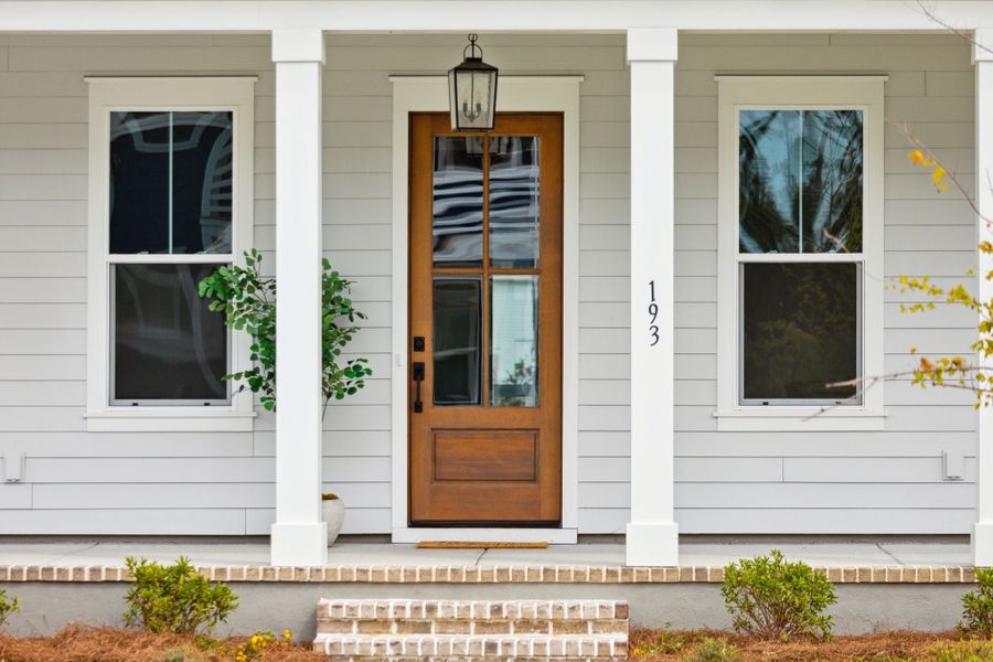 Representative exterior details of a home built from the Azalea by Homes by Dickerson in Nexton, Summerville (Image 11).