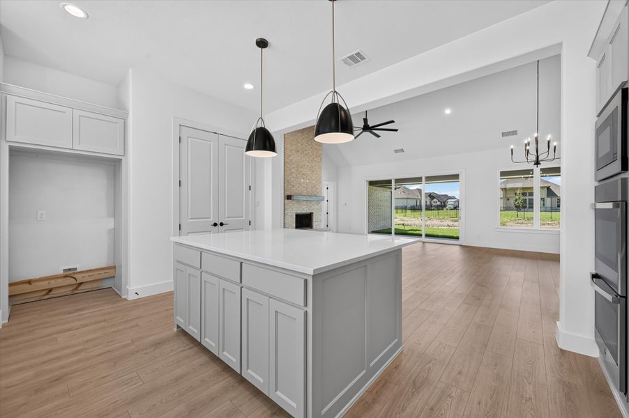 Furnished interior view inside a new home in Paloma Ranches, Justin (Image 10).