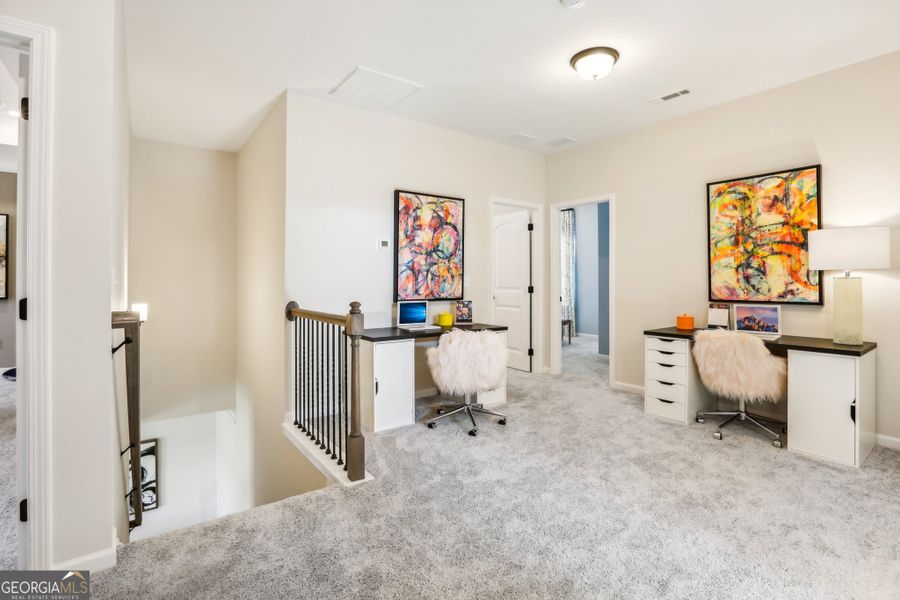 Furnished interior view inside a new home in Maddox Station, Eatonton (Image 19).
