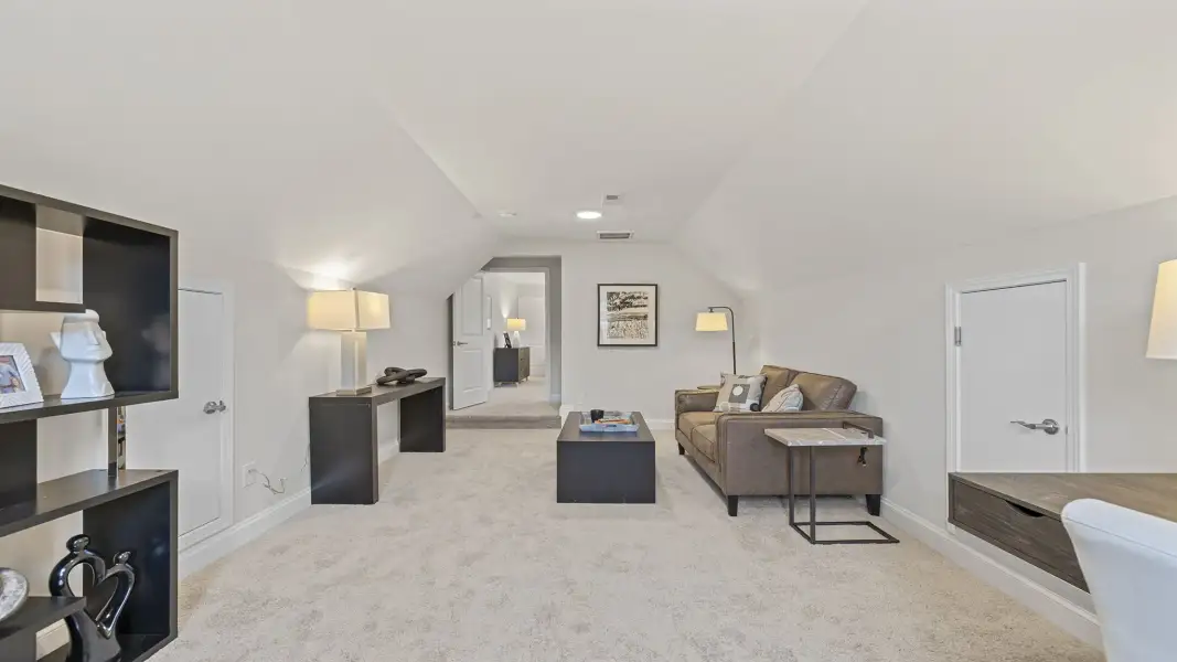Representative furnished interior of a home built from the Vail by D.R. Horton in Spring Ridge Reserve, Anderson (Image 26). Representative furnished interior of a home built from the Vail by D.R. Horton in Spring Ridge Reserve, Anderson (Image 26).