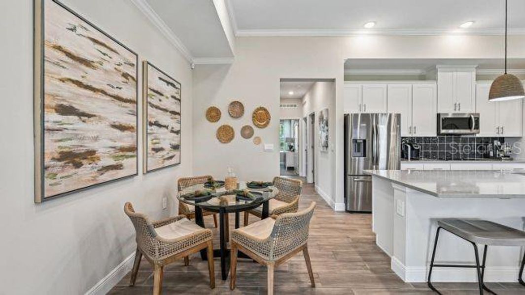 Furnished interior view inside a new home in , Venice (Image 26).